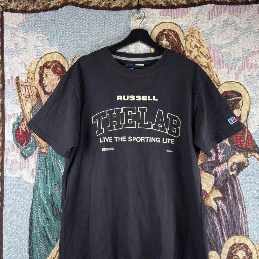 Russell-athletic Men's Black T-shirt